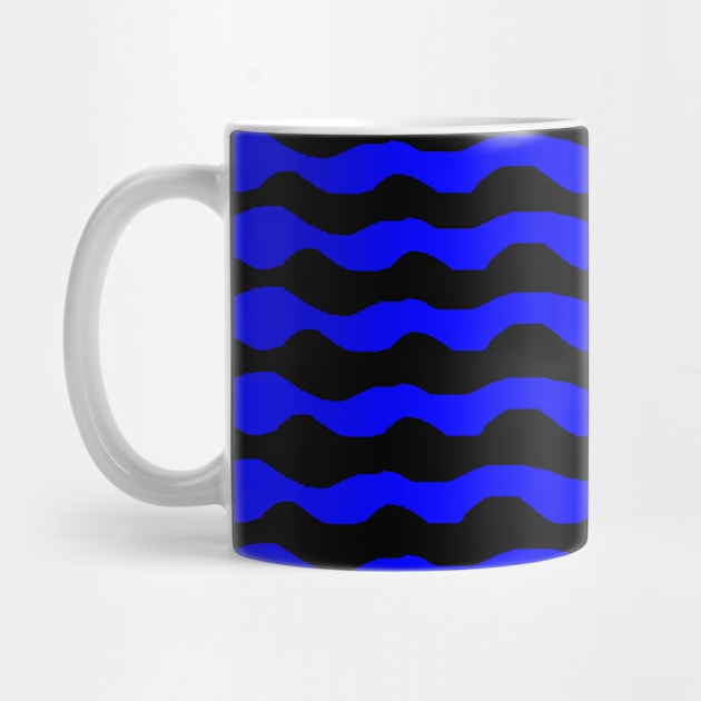 Black and blue stripped design by Samuelproductions19